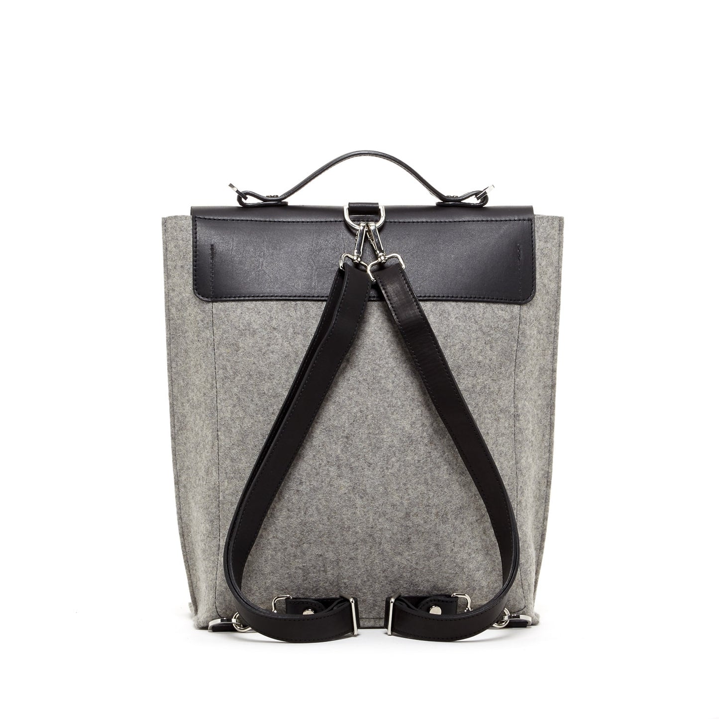 Ashley Backpack Felt Gray / Black Leather