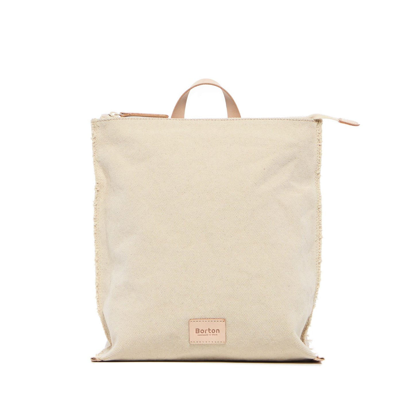 Cote Backpack Natural Canvas & Natural Leather