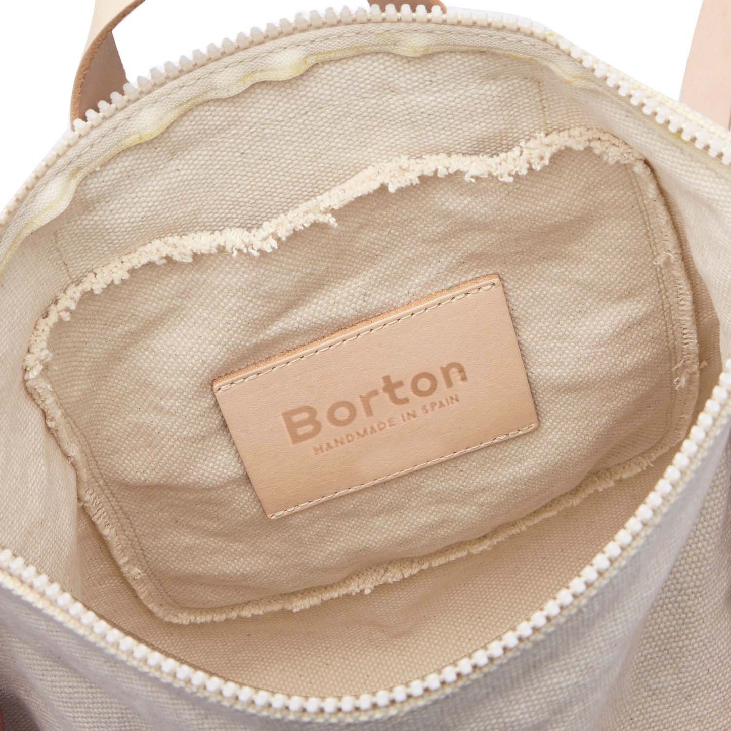 Cote Backpack Natural Canvas & Natural Leather