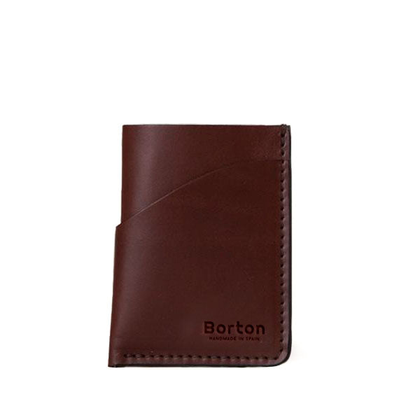 Minimal Card Wallet Cognac Leather