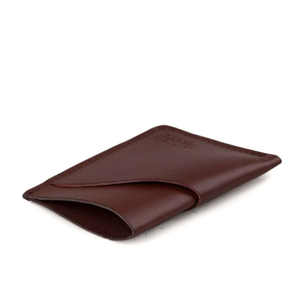 Minimal Card Wallet Cognac Leather