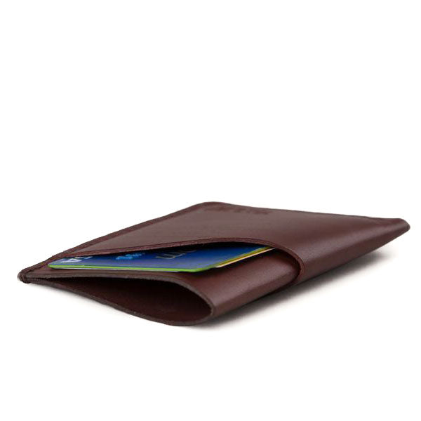 Minimal Card Wallet Cognac Leather