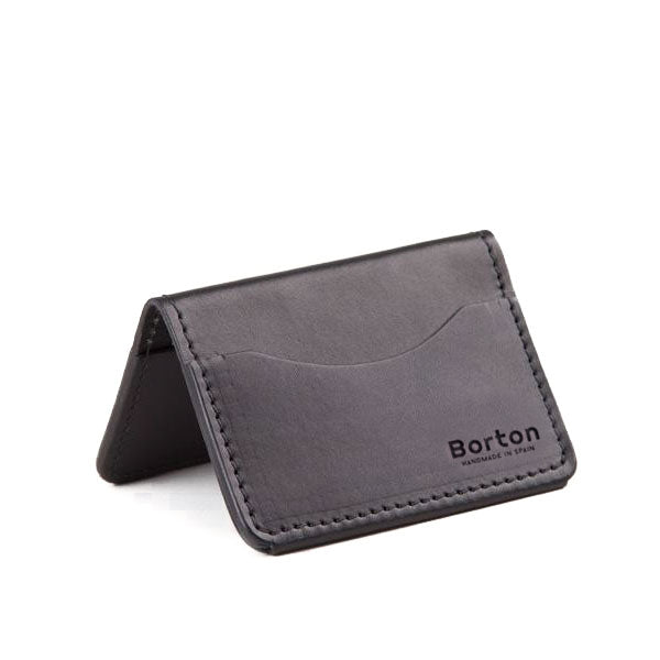 Minimal Wallet Black Leather