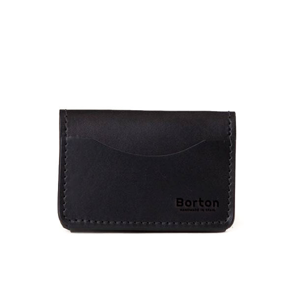 Minimal Wallet Black Leather