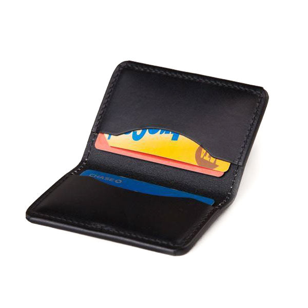 Minimal Wallet Black Leather