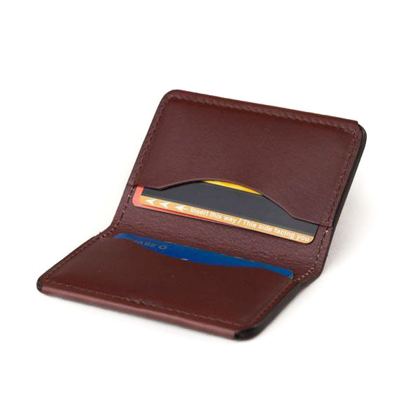 Minimal Wallet Cognac Leather