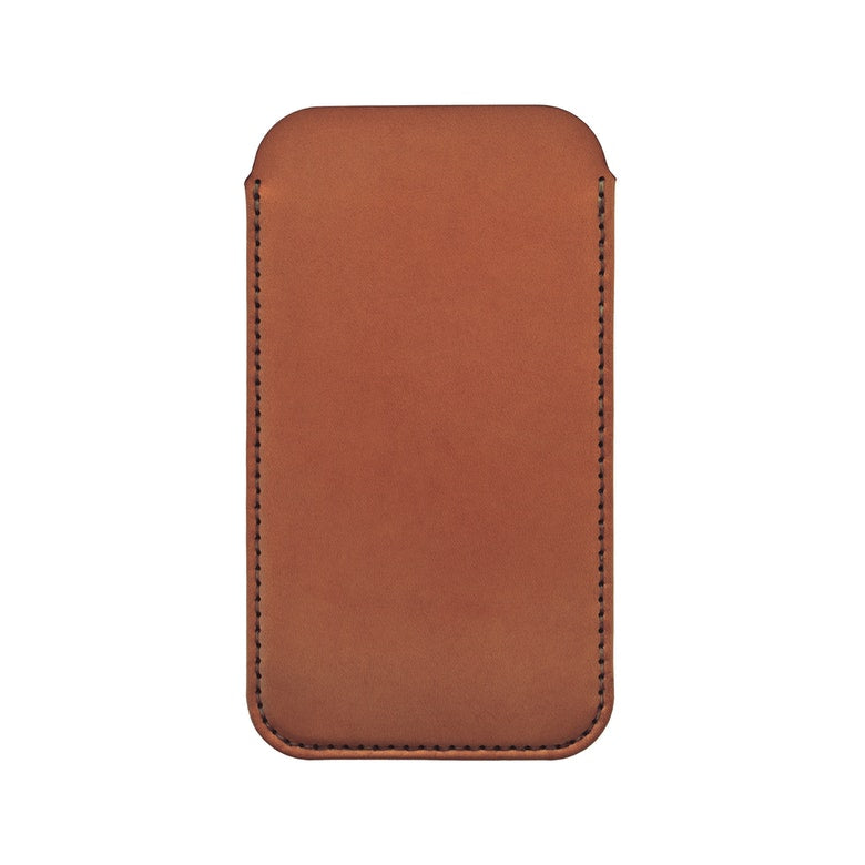 iPhone Sleeve Tan Leather
