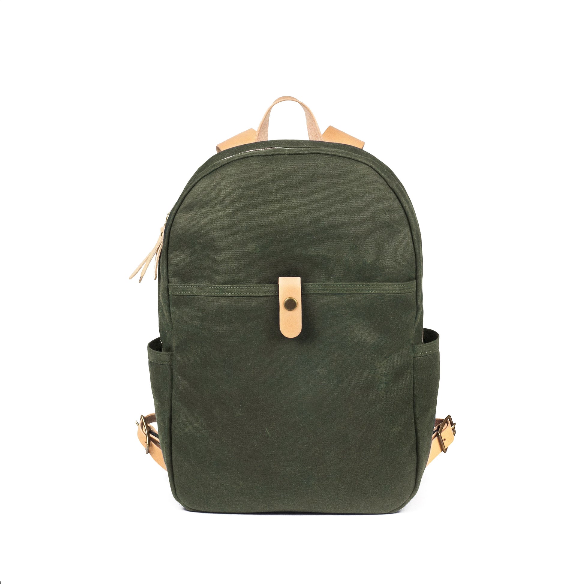 Green Waxed Canvas & Natural Leather – Borton Co Green Waxed Canvas & Natural Leather – Borton Co