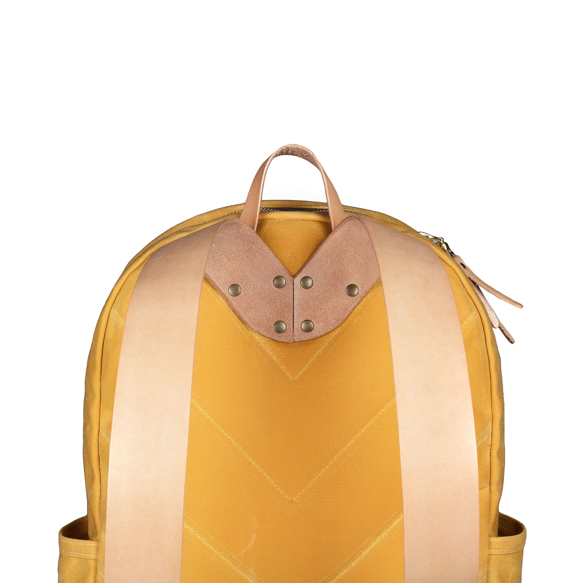 Yellow Waxed Canvas & Natural Leather – Borton Co