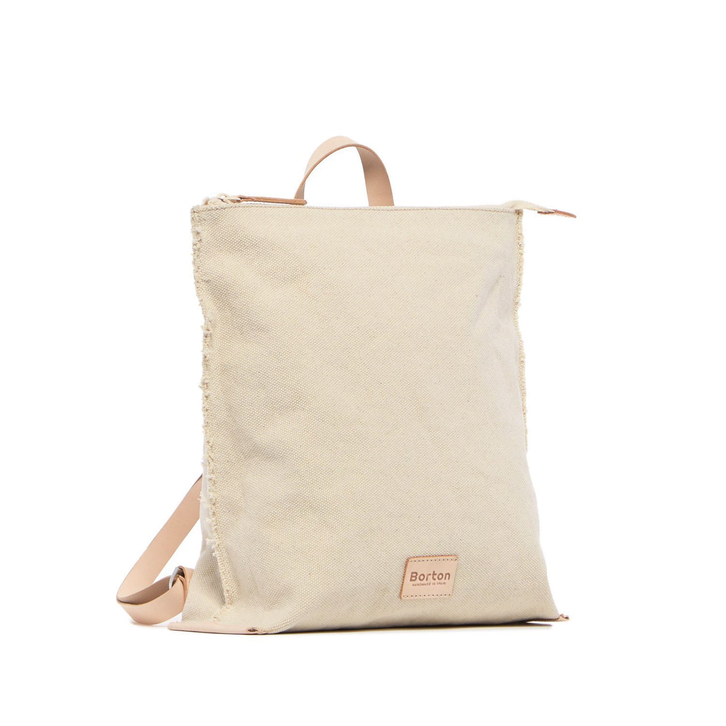 Cote Backpack Natural Canvas & Natural Leather