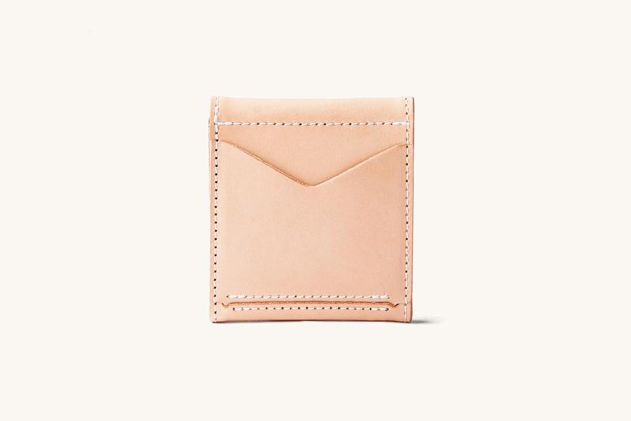 Bifold Expanded Wallet Natural Leather