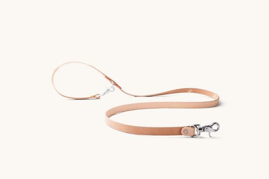 Canine Lead Natural Leather
