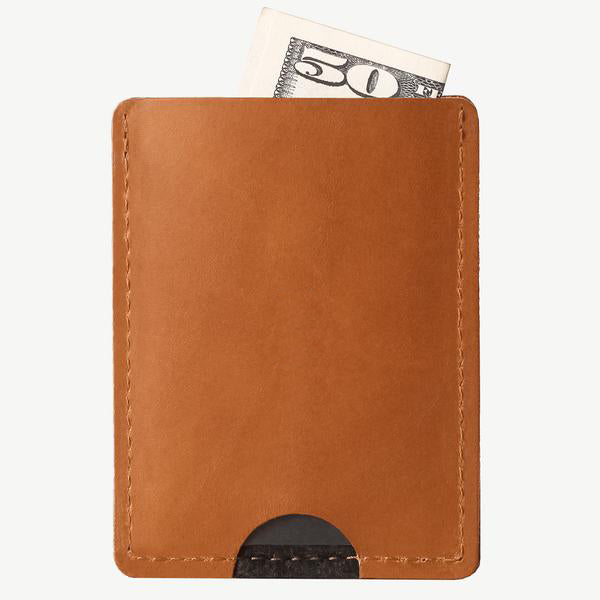 Card Wallet Tan Leather