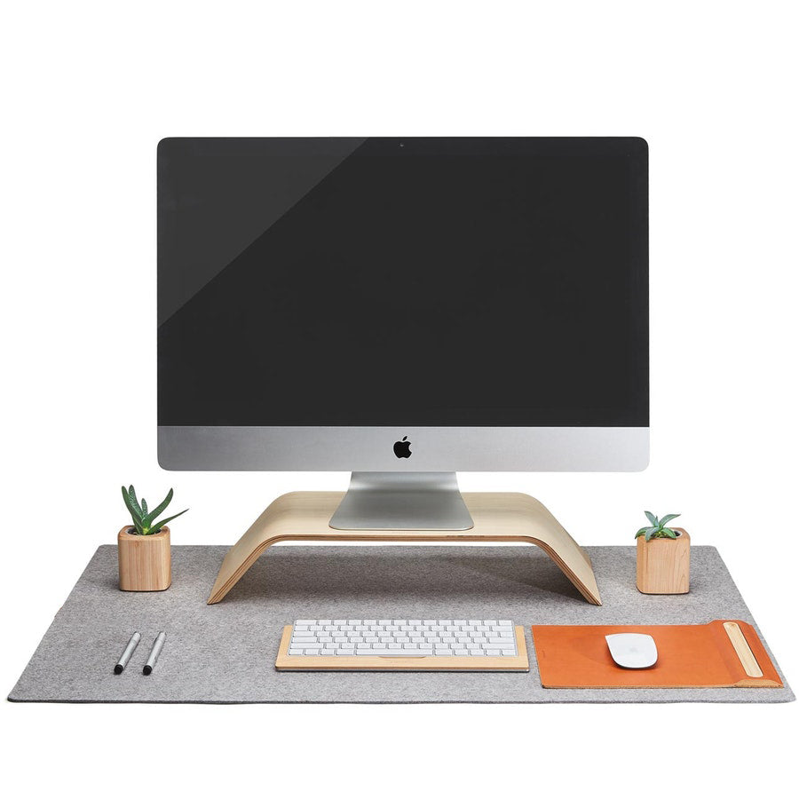 Desk Pad XL Gray Felt