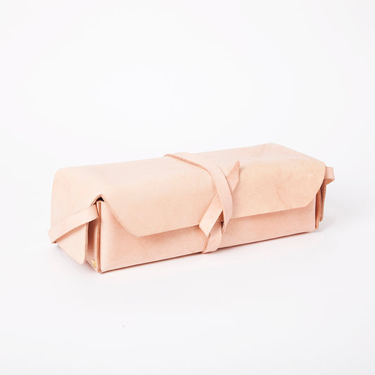 Dopp Kit Toiletry Bag Natural Leather