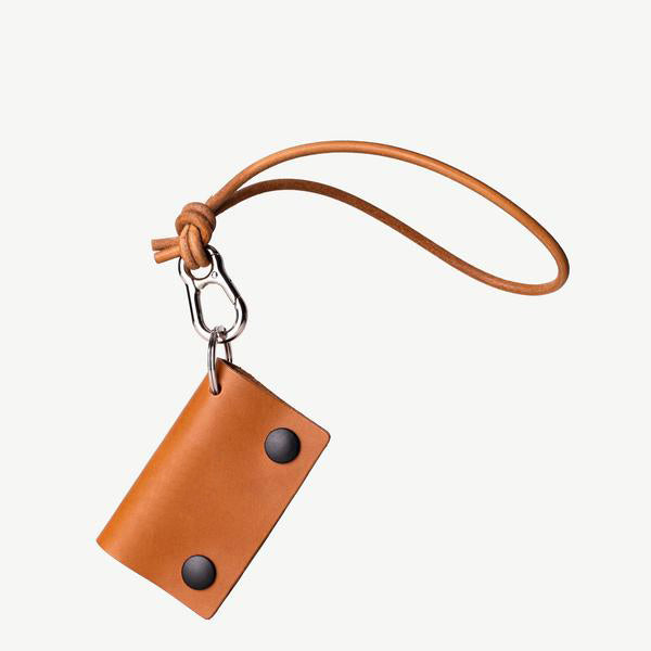 Key Holder and Keychain Tan Leather