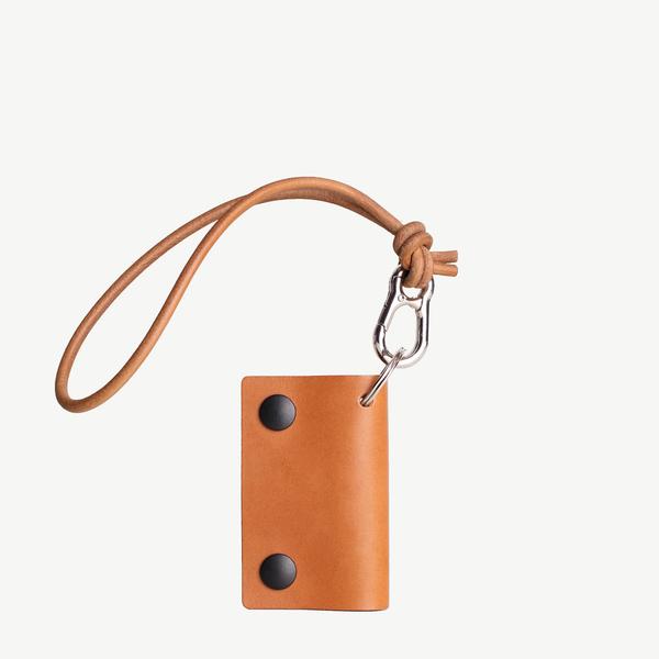 Key Holder and Keychain Tan Leather