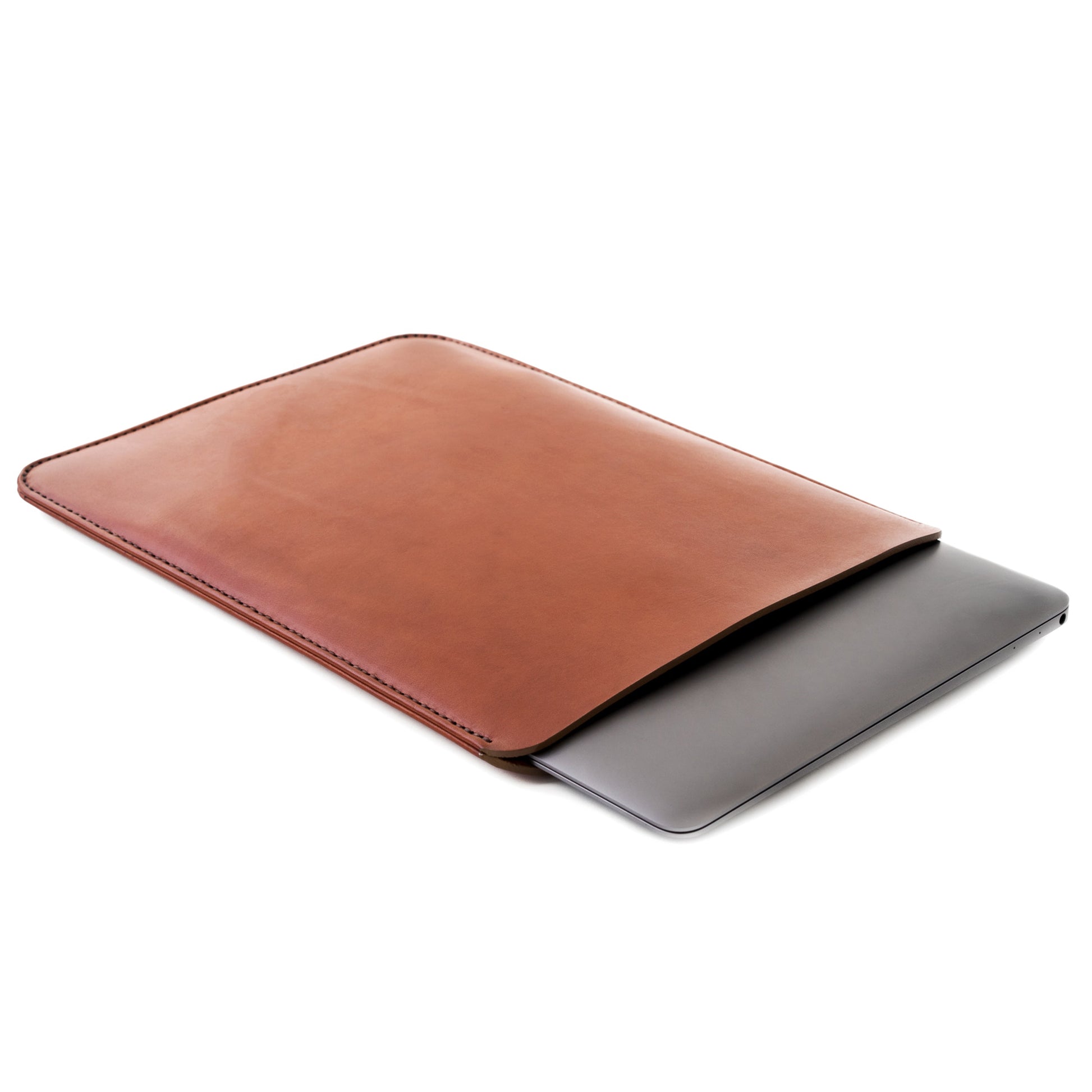 MacBook Pro & Air Sleeve Tan Leather