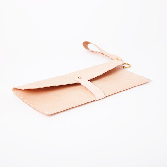 Taylor Clutch Natural Leather