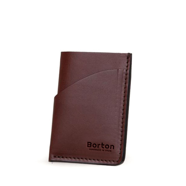 Minimal Card Wallet Cognac Leather