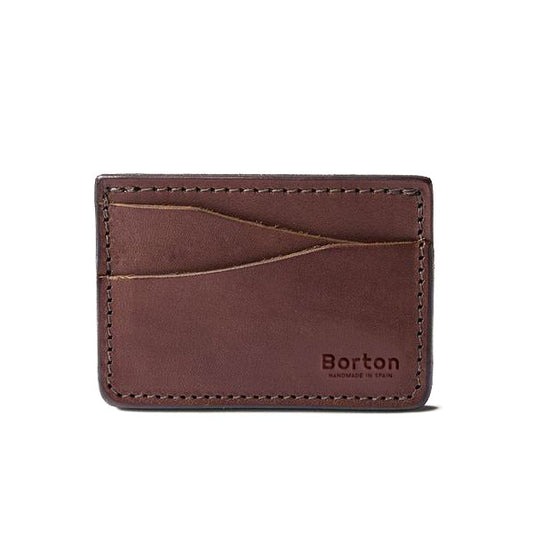 Slim Card Wallet Cognac Leather