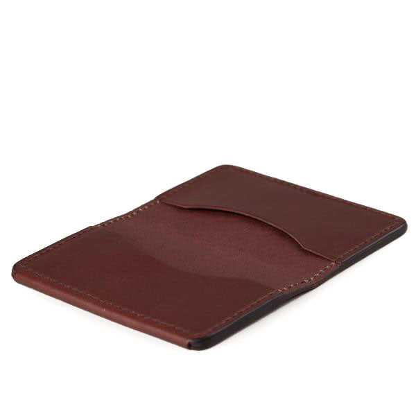 Minimal Wallet Cognac Leather