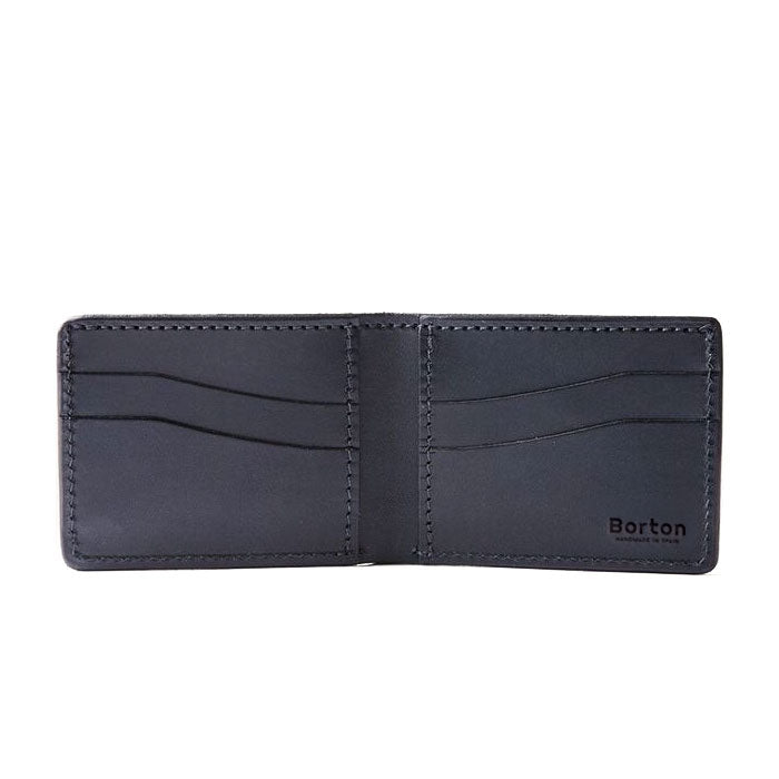 Bifold Wallet Black Leather