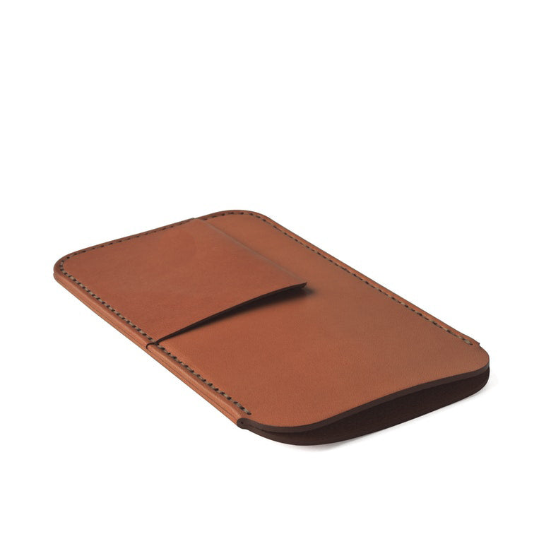 iPhone Sleeve / Card Sleeve Tan Leather